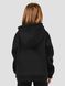 Kid's hoodie "Capybara Monochrome", Black, XS (110-116 cm)