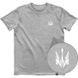 Men's T-shirt “Trident Liberty Mini”, Gray melange, XS
