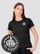 Women's T-shirt with a Changeable Patch “Russian Warship Fuck Yourself”, Black, M