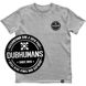 Men's T-shirt with a Changeable Patch “Dubhumans”, Gray melange, XS