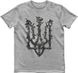 Men's T-shirt "Mushroom Trident", Gray melange, XS