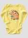 Kid's Bodysuite "Capybara", Light Yellow, 68 (3-6 month)