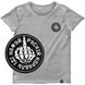 Women's T-shirt with a Changeable Patch “Russian Warship Fuck Yourself”, Gray melange, XS
