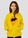 Kid's hoodie "Enjoy, be Capy (Capybara)", Light Yellow, 3XS (86-92 cm)