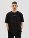 Men's T-shirt Oversize “Under Control”, Black, XS-S