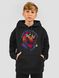 Kid's hoodie "Stay Tune, be Capy (Capybara)", Black, XS (110-116 cm)