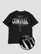 Men's T-shirt Oversize “Under Control”, Black, XS-S