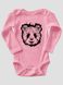 Kid's Bodysuite "Forest Panda", Sweet Pink, 56 (0-1 month)