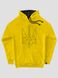 Kid's hoodie "Ukraine Line", Light Yellow, XS (110-116 cm)