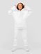 Kid's suit hoodie and pants white, White, 3XS (86-92 cm), 92