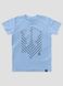 Kid's T-shirt “Minimalistic Trident”, Light Blue, 3XS (86-92 cm)