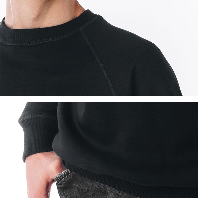 Men's Sweatshirt "Basic", Black, M