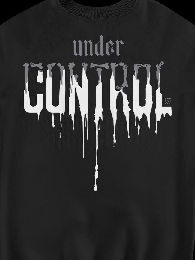 Свитшот мужской ”Under Control”, Черный, M