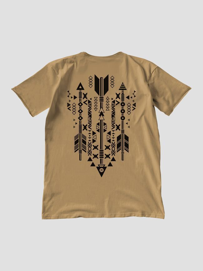 Футболка чоловіча "Liberty Arrows", Капучіно, 2XL