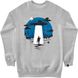 Men's Sweatshirt “Space Warship”, Gray, XS