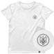 Women's T-shirt “Trident of Volodymyr Sviatoslavych”, White, XS