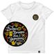 Women's T-shirt with a Changeable Patch “Good evening, we are from Ukraine”, White, XS