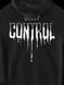 Men's Hoodie "Under Control", Black, M-L