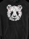 Men's Hoodie "Forest Panda", Black, M-L