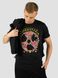Men's tracksuit set with t-shirt “Sсhekavytsia”, Black, 2XS, XS (99  cm)