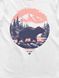 Men's T-shirt "Explore, be Cappy (Capybara)", White, S