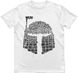 Men's T-shirt "Bounty Hunter Crocodile Skin", White, XS