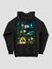 Women's Hoodie "3SAB vs UFO", Black, M-L