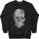 Men's Sweatshirt "Music Skull", Black, XS
