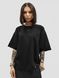 Women's T-shirt Oversize “Escape from Reality”, Black, XS-S