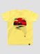 Kid's T-shirt "Tractor steals a Tank", Light Yellow, 3XS (86-92 cm)