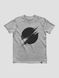 Men's T-shirt "The Sun Is Black", Gray melange, M