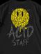 Women’s Oversize Suit - Shorts and T-shirt “Acid House Staff”, Black and yellow, XS-S