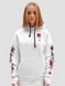 Women's Hoodie "Shadow of the Dragon", White, 2XS