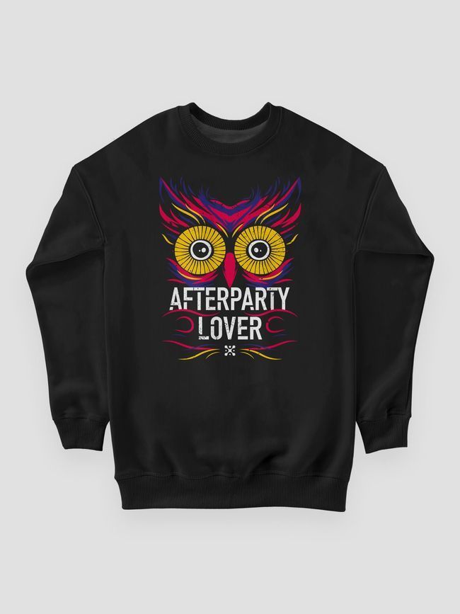 Світшот чоловічий "Afterparty Lover", Чорний, M