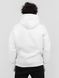 Men's Hoodie "Stay Strong, be Capy (Capybara)", White, M-L