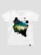 Kid's T-shirt "Carpathian Face", White, XS (110-116 cm)