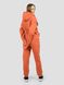 Костюм жіночий худі на блискавці та штани Цегла, Цегла, M-L, L (108 см)