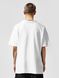 Men's T-shirt Oversize “Gothic”, White, XS-S