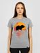 Women's T-shirt "Enjoy, be Capy (Capybara)", Gray, XS