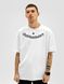 Men's T-shirt Oversize “Gothic”, White, XS-S