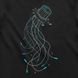Men's T-shirt "Jellyfish Knob", Black, XS