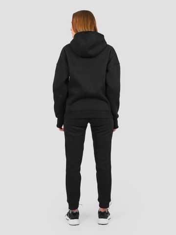 Women's tracksuit set Hoodie with a zipper and pants Black - Dubhumans
