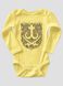 Kid's Bodysuite "Coat Of Armes Of Vinnytsia", Light Yellow, 56 (0-1 month)