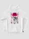 Kid's hoodie "Selfie Sheva Music Fan", White, XS (110-116 cm)