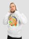 Men's Hoodie "Capybara", White, 2XS