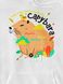 Men's Hoodie "Capybara", White, 2XS