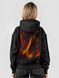 Women's Hoodie "3SAB vs Zombies", Black, M-L