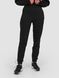 Костюм женский худи на молнии и штаны, Черный, XS-S, S (104 см)