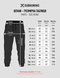 Костюм жіночий худі на блискавці та штани, Чорний, XS-S, S (104 см)
