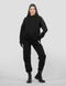 Women's tracksuit set with t-shirt “Double Russophobio”, Black, 2XS, XS (104 cm)